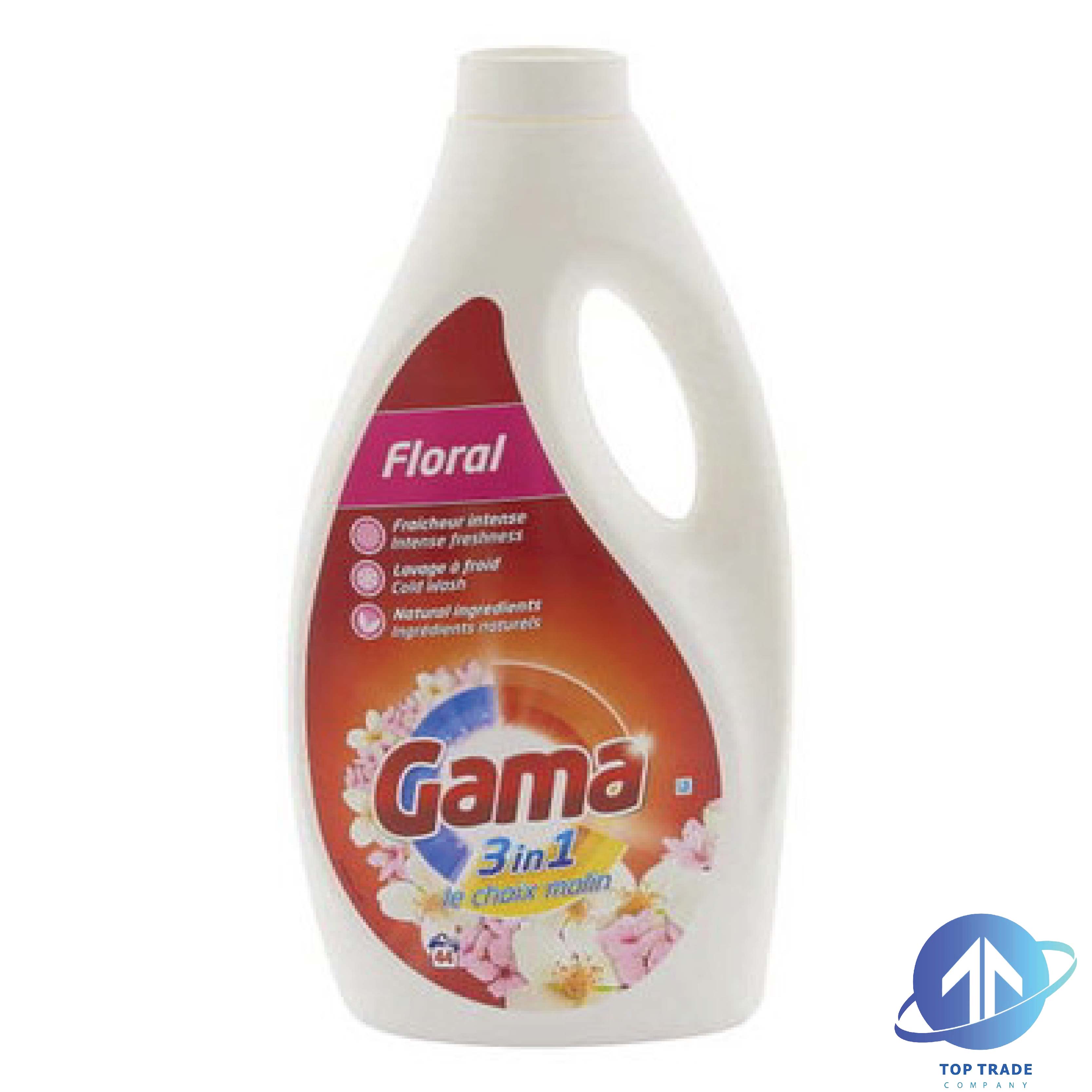 Gama washing liquid 3 in 1 Floral 2,2l/44sc
